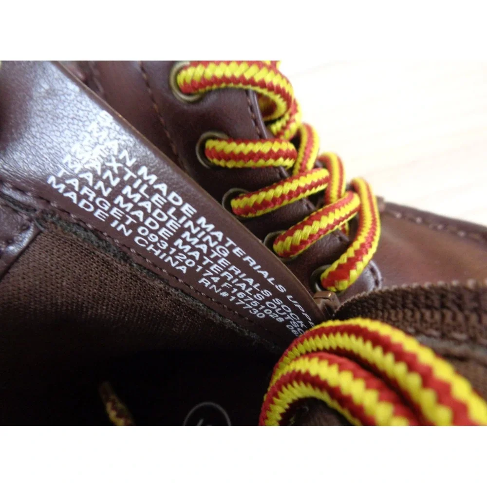 Cat & Jack Toddler Boys Boots Size 5‎ Brown Greyson Boots Side Zip & Laces